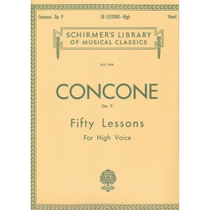 Concone-50 Lessons Op.9-High