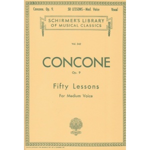 Concone-50 Lessons Op.9-Medium