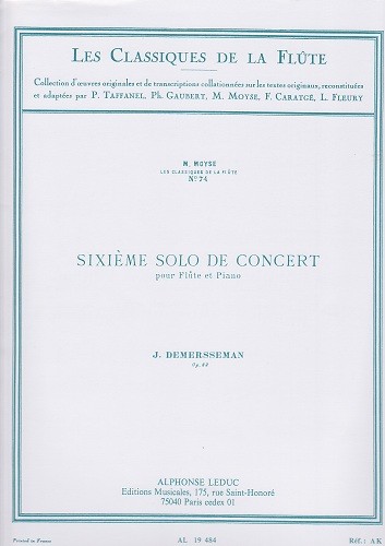 Demersseman-6th Concert Solo Demersseman-6th Concert Solo