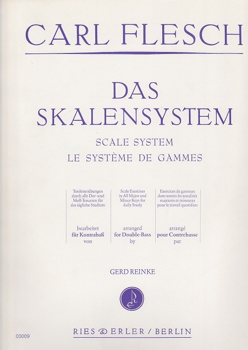 Flesch-Scale System-Bass Flesch-Scale System-Bass