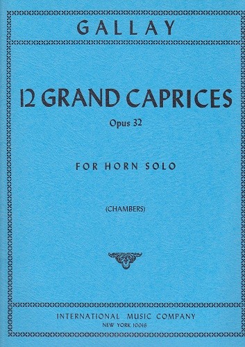 Gallay-12 Grand Caprices Op.32 Gallay-12 Grand Caprices Op.32