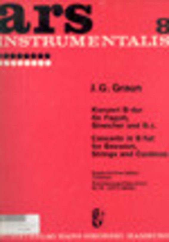 Graun-Concerto B Flat Graun-Concerto B Flat