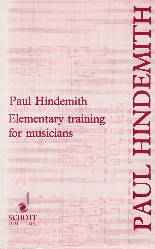 Hindemith-Elementary Training Hindemith-Elementary Training