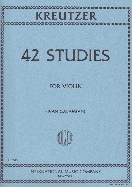 Kreutzer-42 Studies (Galamian) Kreutzer-42 Studies (Galamian)