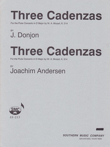 Mozart-Cadenzas D Major-Donjon Mozart-Cadenzas D Major-Donjon