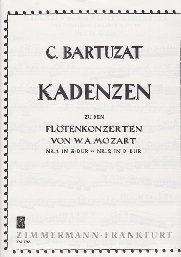 Mozart-Cadenzas G & D-Bartuzat Mozart-Cadenzas G & D-Bartuzat