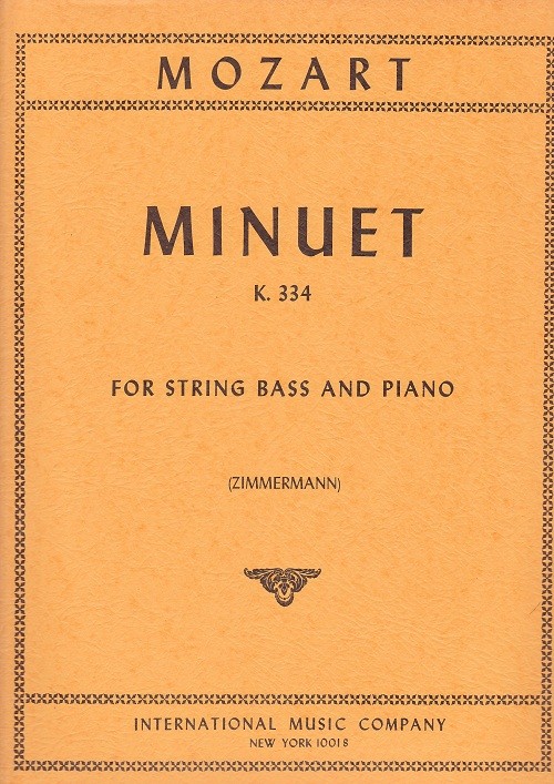 Mozart-Minuet K334 Mozart-Minuet K334