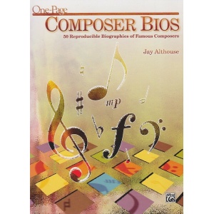 One Page Composer Bios