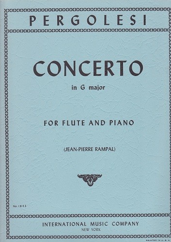 Pergolesi-Concerto G Major Pergolesi-Concerto G Major