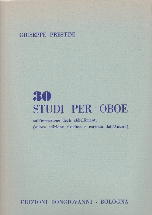 Prestini-30 Studies* Prestini-30 Studies*