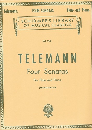 Telemann-4 Sonatas Schirmer Ed. Telemann-4 Sonatas Schirmer Ed.