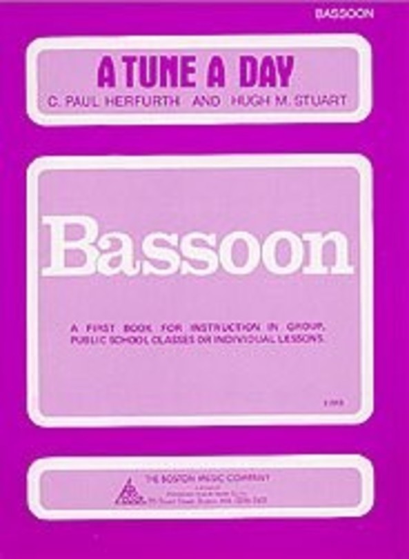 Tune a Day Bk 1-Bsn Tune a Day Bk 1-Bsn