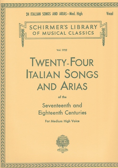 24 Italian Songs & Arias-M.High 24 Italian Songs & Arias-M.High