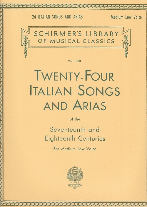 24 Italian Songs & Arias-M.Low 24 Italian Songs & Arias-M.Low