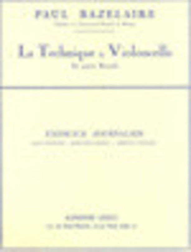 Bazelaire-La Technique Bk 2 Bazelaire-La Technique Bk 2