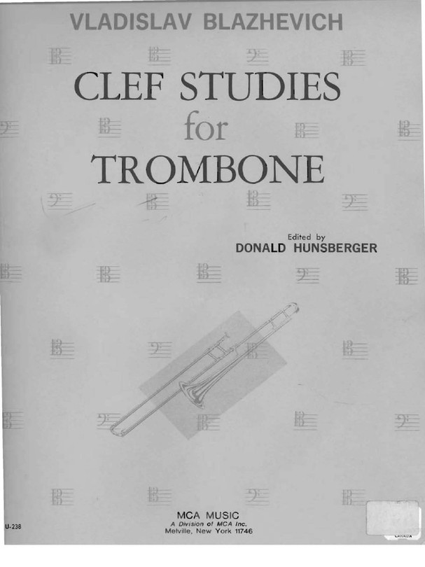 Blazhevich-Clef Studies Blazhevich-Clef Studies