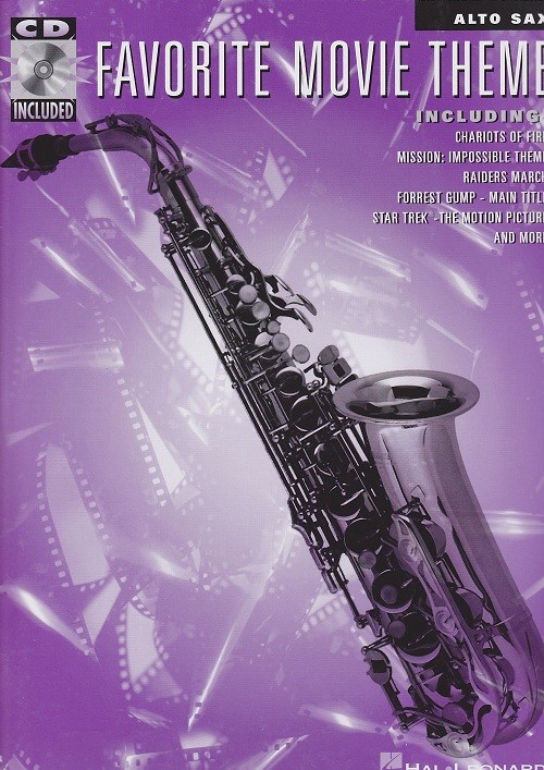 Favorite Movie Themes-Sax & CD Favorite Movie Themes-Sax & CD