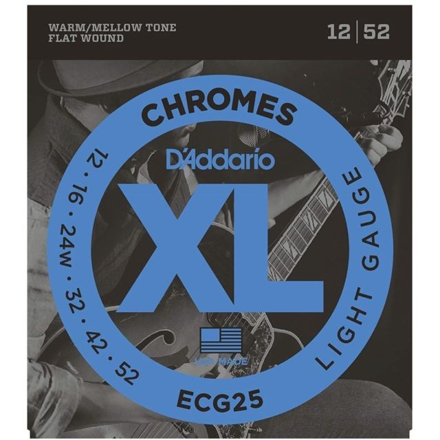 Guitar Sts-D'Addario CG25 Electric Chrome Guitar Sts-D'Addario CG25 Electric Chrome
