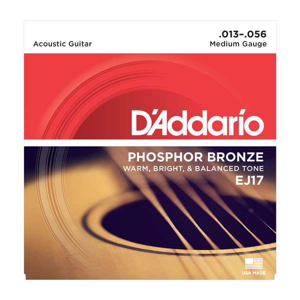 Guitar Sts-D'Addario EJ17-Acoustic Medium Guitar Sts-D'Addario EJ17-Acoustic Medium