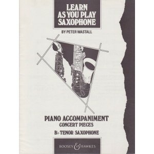 Learn as You Play Saxophone -Tenor Accomp.