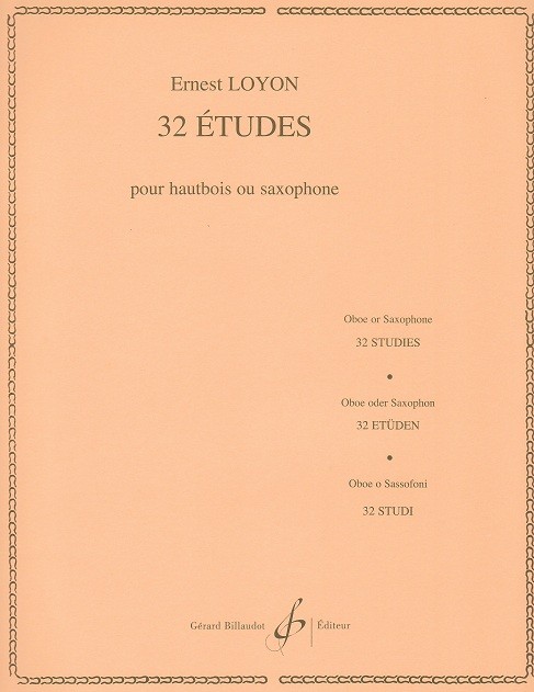 Loyon - 32 Etudes - Saxophone/Oboe Loyon - 32 Etudes - Saxophone/Oboe