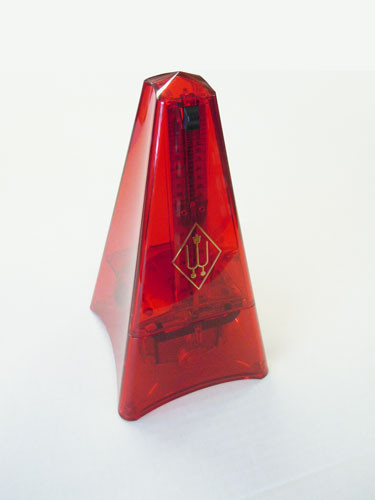 Metronome-Wittner Maelzel Tower - Red Clear Metronome-Wittner Maelzel Tower - Red Clear