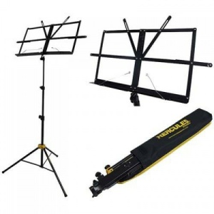 Music Stand - Fold-Up Hercules - Black