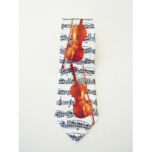 Neck Tie-Violins & Sheet Music
