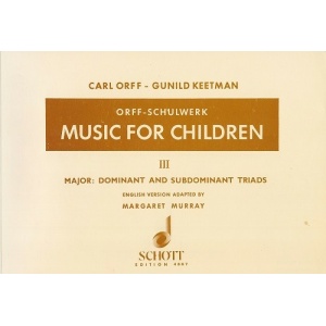 Orff-Music for Children Bk3 Maj*