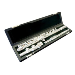 Pearl Flute 525E-Sterling Silver Riser Forza Head