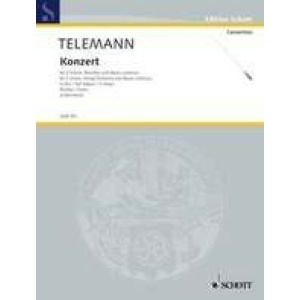 Telemann - Concerto in G for 2 Violas (Score)