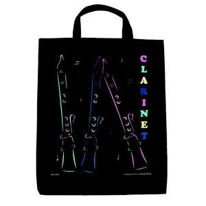 Totebag-Large Treble Clef