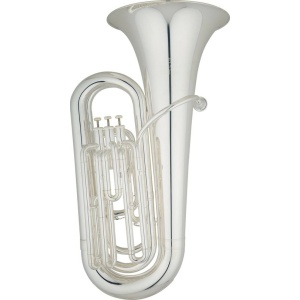 Tuba - Eastman 3/4 Eb 4 Valve 3   1 Silver plate