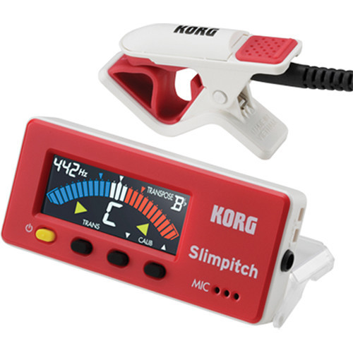 Tuner-Korg Slimpitch - Red Tuner-Korg Slimpitch - Red