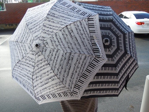 Umbrella-Keyboard with Sheet Music Umbrella-Keyboard with Sheet Music
