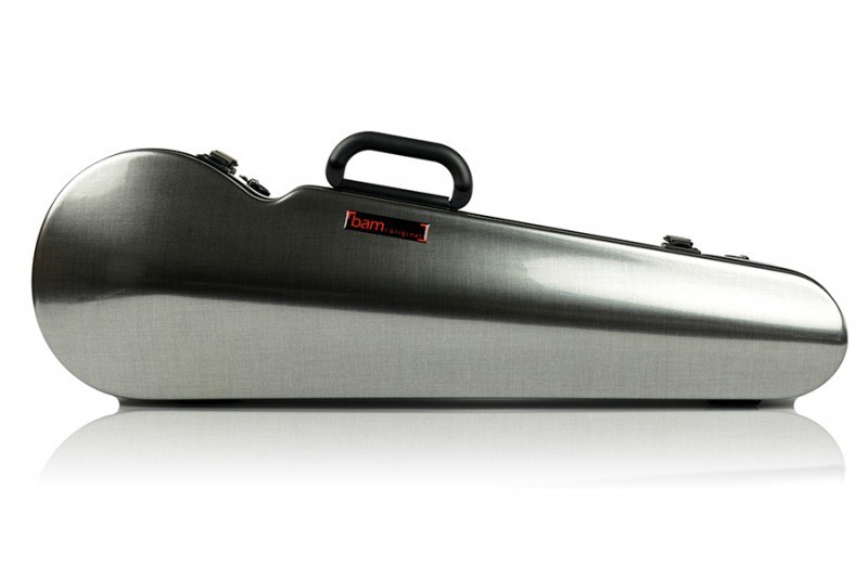 Violin Case-Bam Hightech Contoured-Black Carbon Violin Case-Bam Hightech Contoured-Black Carbon